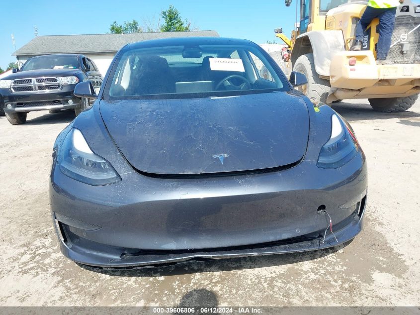 2021 Tesla Model 3 Long Range Dual Motor All-Wheel Drive VIN: 5YJ3E1EB4MF050387 Lot: 39606806