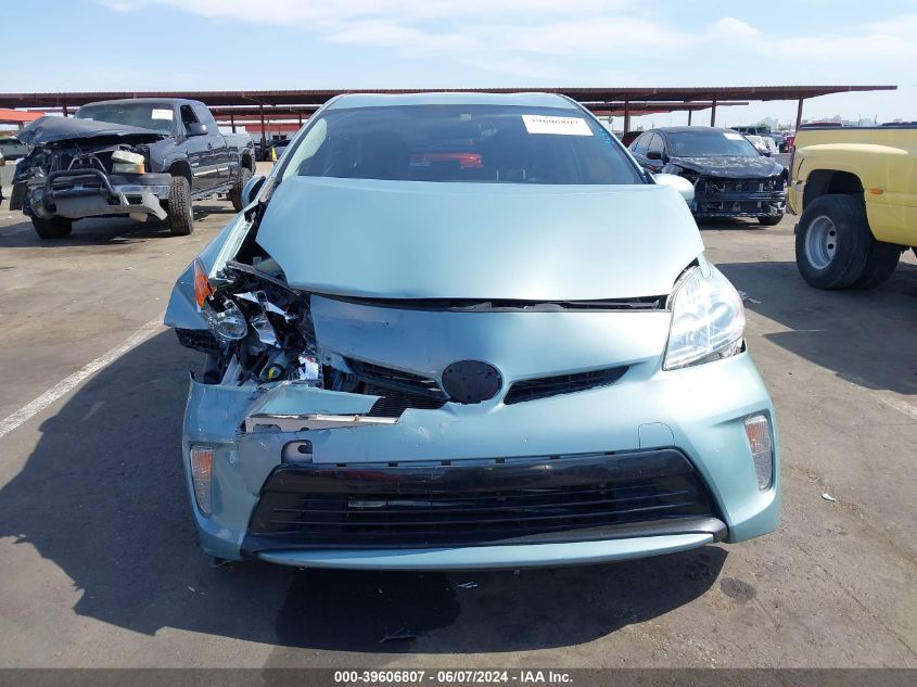 2012 Toyota Prius Two VIN: JTDKN3DU8C5383525 Lot: 39606807