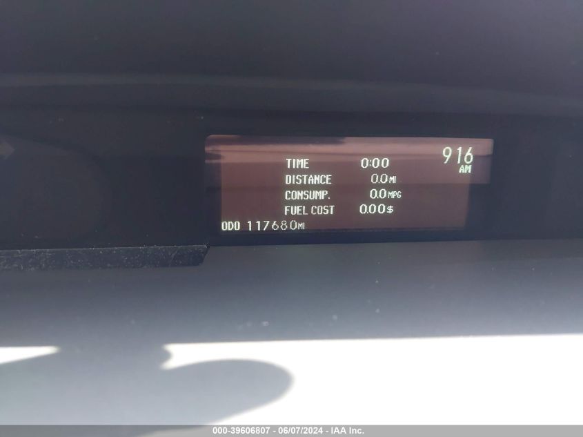 2012 Toyota Prius Two VIN: JTDKN3DU8C5383525 Lot: 39606807