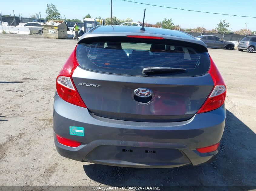 2013 Hyundai Accent Se VIN: KMHCU5AE0DU073680 Lot: 39606811