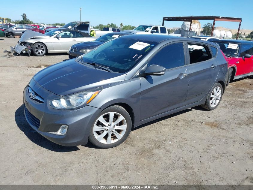 2013 Hyundai Accent Se VIN: KMHCU5AE0DU073680 Lot: 39606811