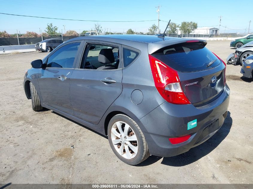 2013 Hyundai Accent Se VIN: KMHCU5AE0DU073680 Lot: 39606811