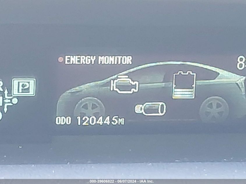 2013 Toyota Prius Three VIN: JTDKN3DU7D0355391 Lot: 39606822