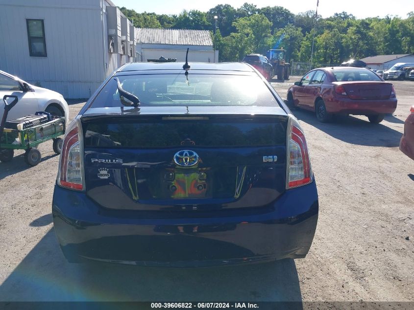 2013 Toyota Prius Three VIN: JTDKN3DU7D0355391 Lot: 39606822