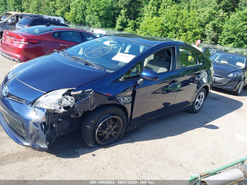 2013 Toyota Prius Three VIN: JTDKN3DU7D0355391 Lot: 39606822