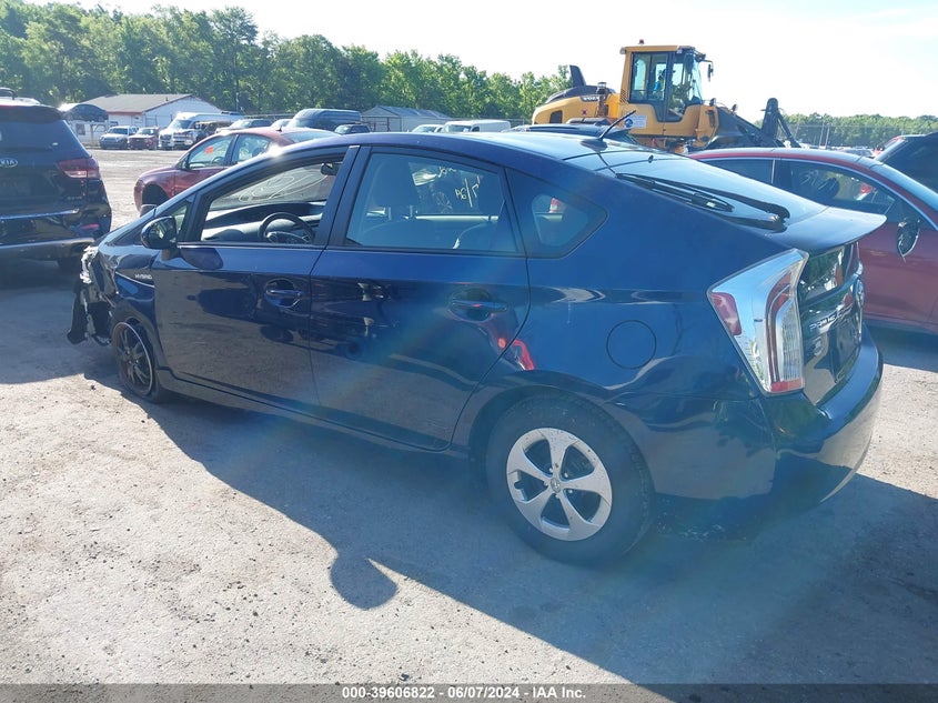 2013 Toyota Prius Three VIN: JTDKN3DU7D0355391 Lot: 39606822