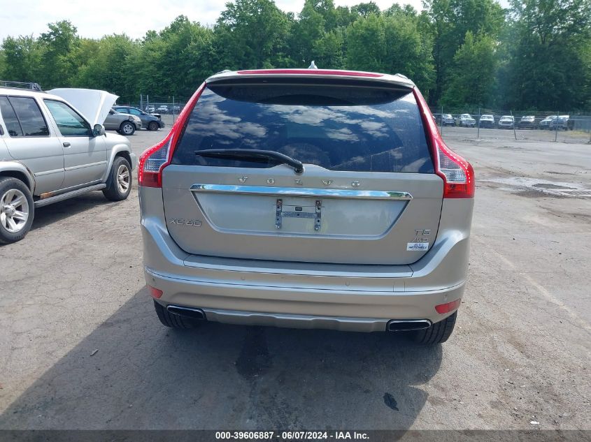 2016 Volvo Xc60 T5 Premier VIN: YV4612RK0G2860175 Lot: 39606887