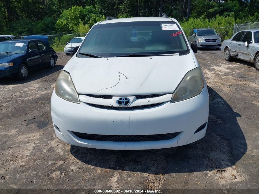 2008 Toyota Sienna Ce/Le VIN: 5TDZK22C69S232424 Lot: 39606892