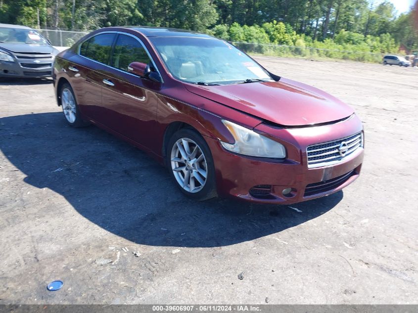 2011 Nissan Maxima 3.5 Sv VIN: 1N4AA5AP1BC800372 Lot: 39606907