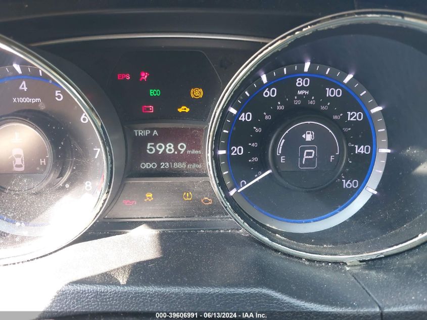 2013 Hyundai Sonata Limited VIN: 5NPEC4ACXDH604127 Lot: 39606991