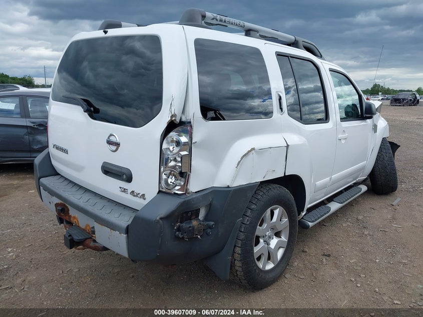 2010 Nissan Xterra Se VIN: 5N1AN0NW8AC511373 Lot: 39607009