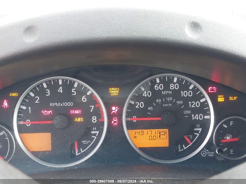 2010 Nissan Xterra Se VIN: 5N1AN0NW8AC511373 Lot: 39607009