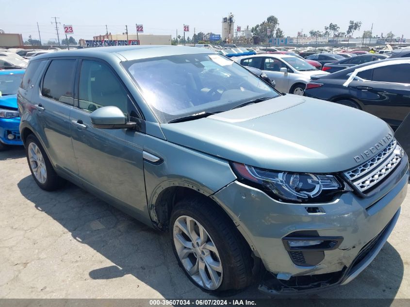 2018 Land Rover Discovery Sport Hse VIN: SALCR2RX1JH771495 Lot: 39607034