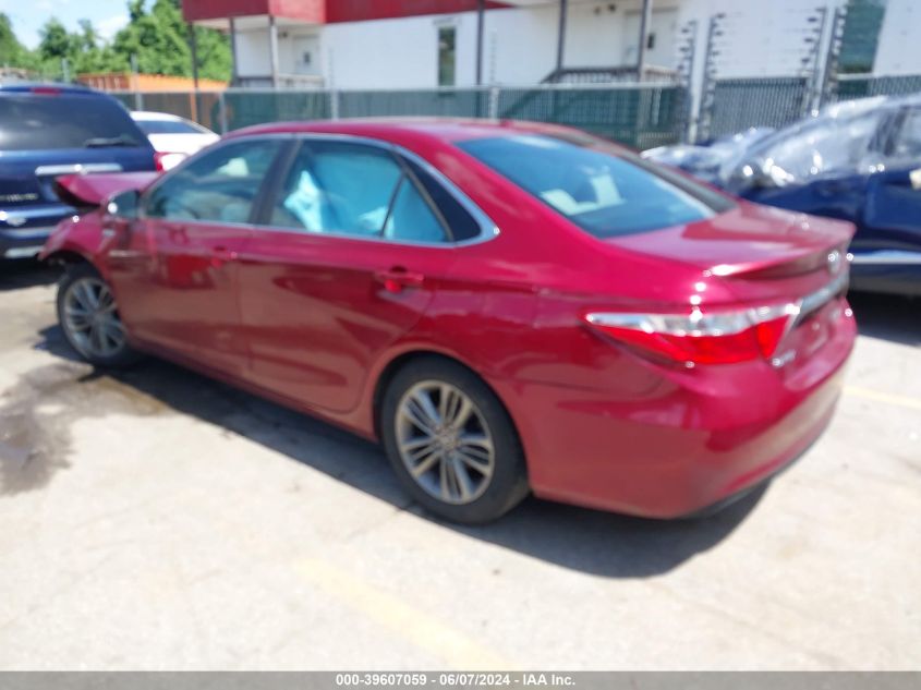 2015 Toyota Camry Hybrid Se VIN: 4T1BD1FK8FU142556 Lot: 39607059