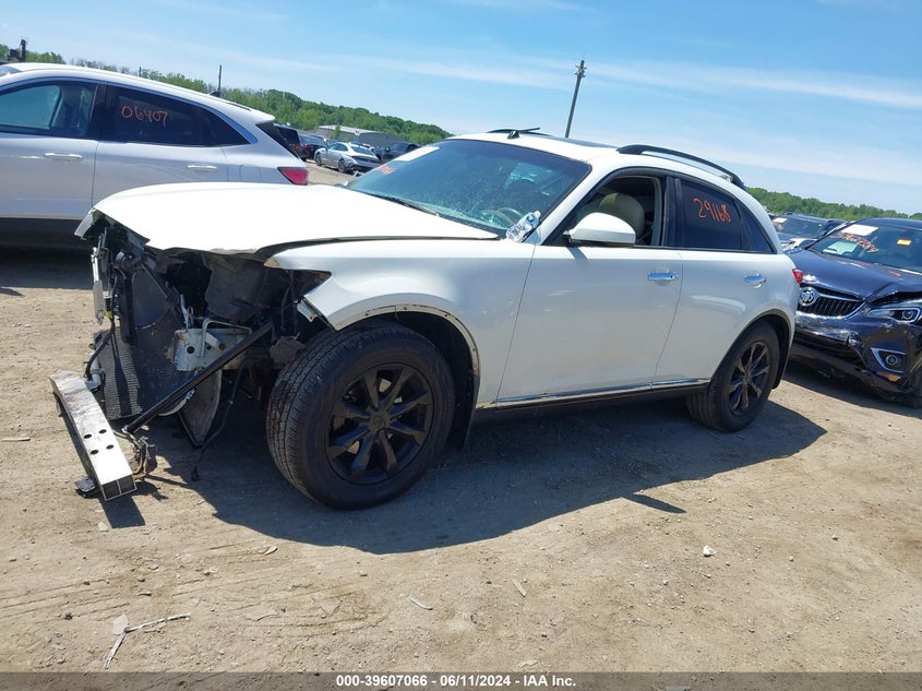 2008 Infiniti Fx35 VIN: JNRAS08U08X100642 Lot: 39607066