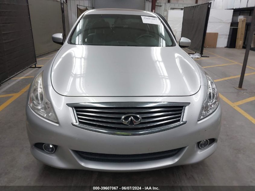 2013 Infiniti G37X VIN: JN1CV6AR4DM767155 Lot: 39607067