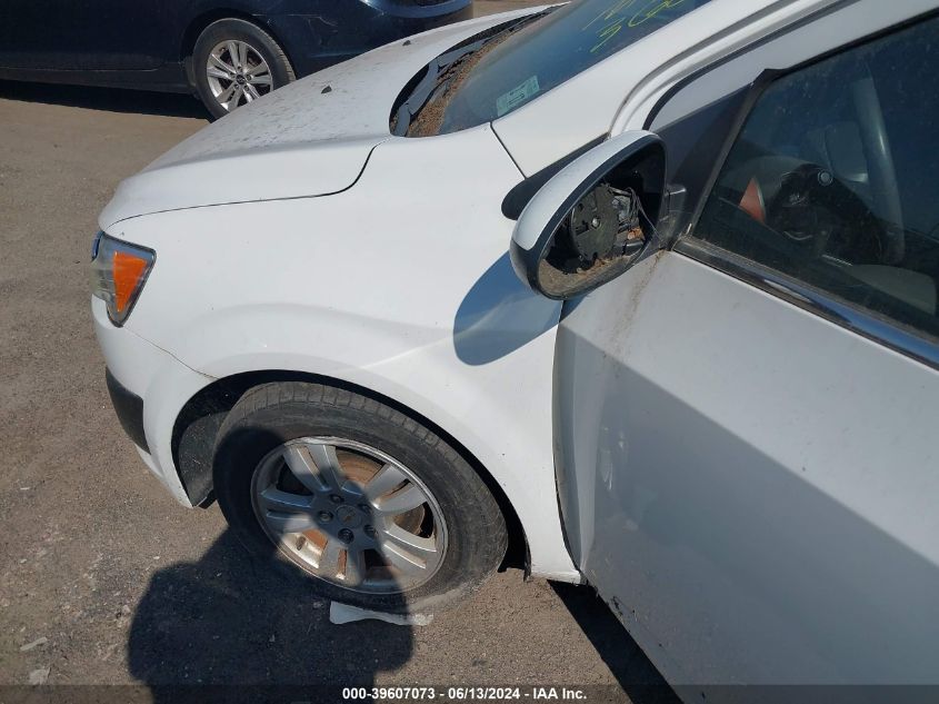 2012 Chevrolet Sonic 2Lt VIN: 1G1JC5SH0C4161238 Lot: 39607073