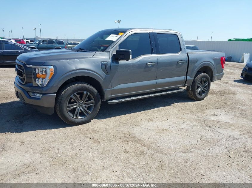 2022 FORD F-150 XLT - 1FTEW1EP5NKD36349