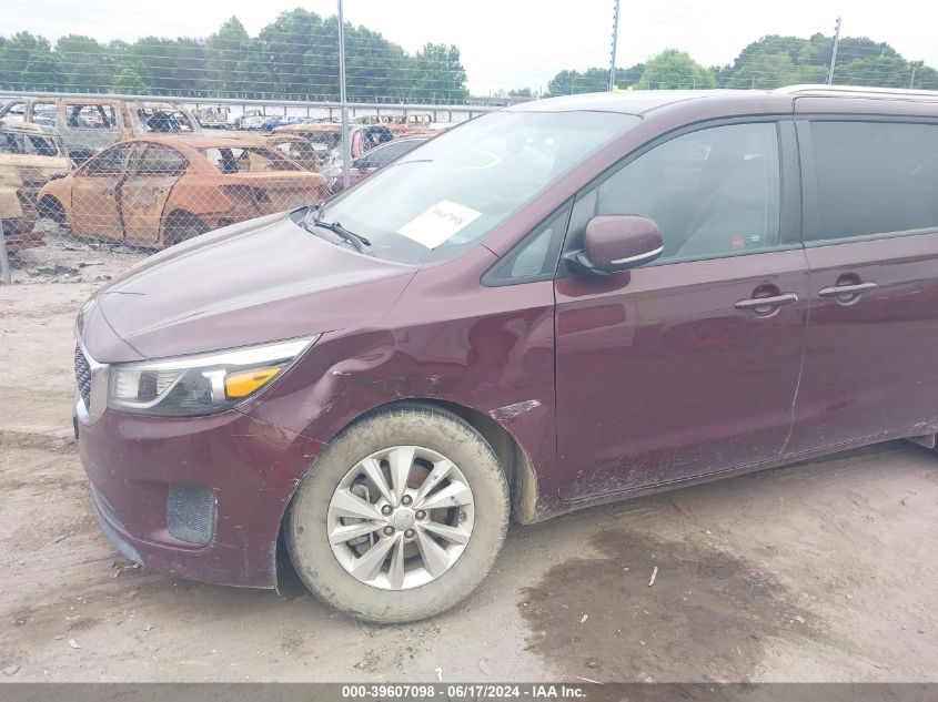 2016 Kia Sedona Lx VIN: KNDMB5C1XG6150914 Lot: 39607098