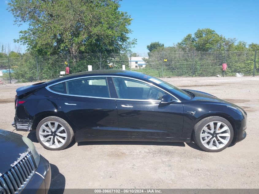 2019 Tesla Model 3 Long Range/Performance VIN: 5YJ3E1EB8KF453401 Lot: 39607102