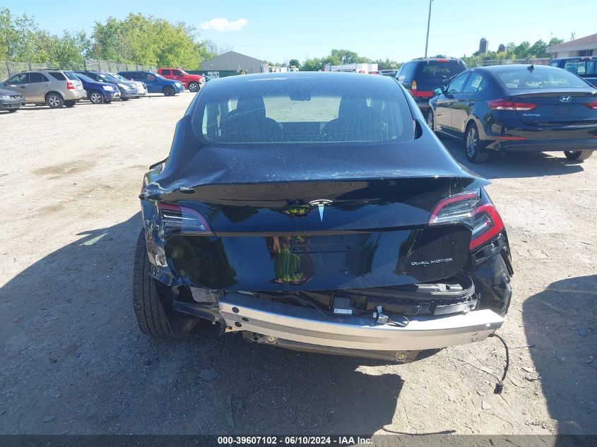 2019 Tesla Model 3 Long Range/Performance VIN: 5YJ3E1EB8KF453401 Lot: 39607102