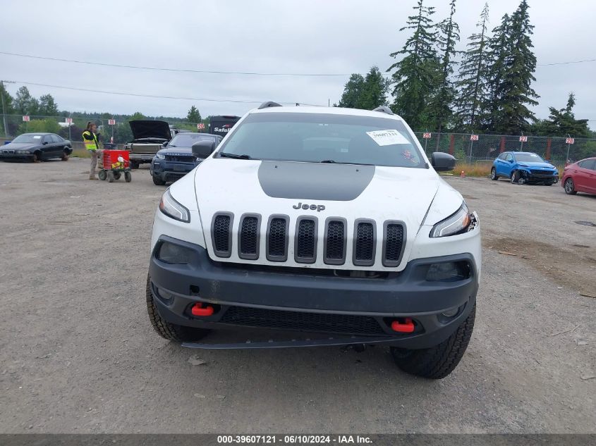 2018 Jeep Cherokee Trailhawk 4X4 VIN: 1C4PJMBX1JD527133 Lot: 39607121