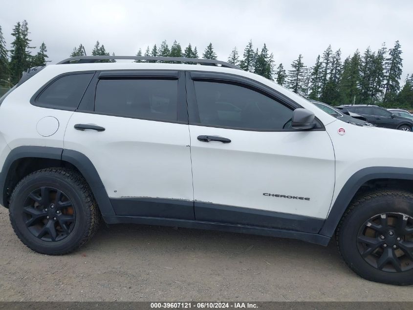 2018 Jeep Cherokee Trailhawk 4X4 VIN: 1C4PJMBX1JD527133 Lot: 39607121