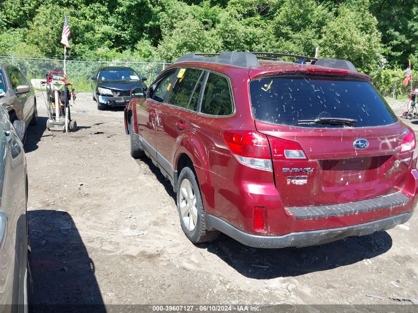 2013 Subaru Outback 2.5I Limited VIN: 4S4BRCKC6D3212635 Lot: 39607127