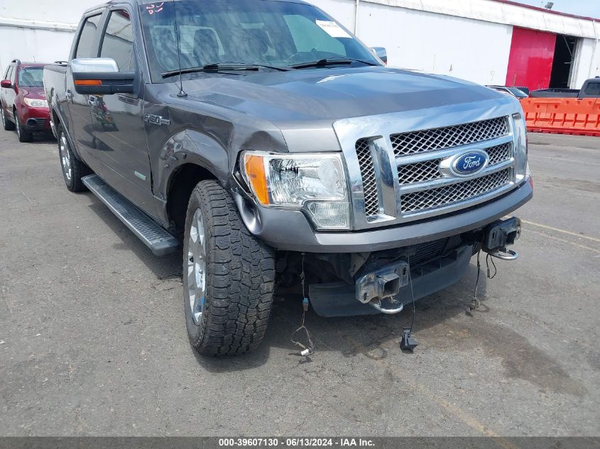 2012 Ford F-150 Lariat VIN: 1FTFW1ET7CFB59391 Lot: 39607130