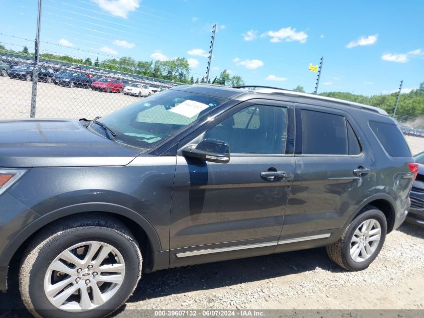 2018 Ford Explorer Xlt VIN: 1FM5K8D87JGC24174 Lot: 39607132