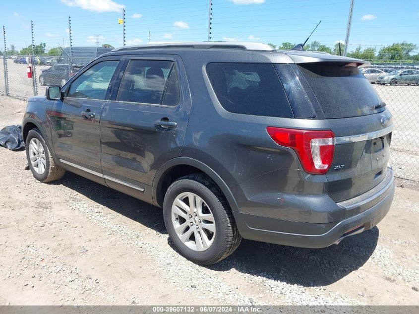 2018 Ford Explorer Xlt VIN: 1FM5K8D87JGC24174 Lot: 39607132