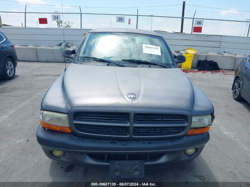 2002 Dodge Dakota Sport VIN: 1B7GL32X52S651293 Lot: 39607139