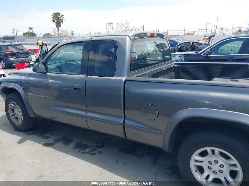 2002 Dodge Dakota Sport VIN: 1B7GL32X52S651293 Lot: 39607139