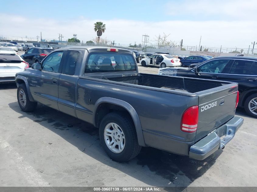 2002 Dodge Dakota Sport VIN: 1B7GL32X52S651293 Lot: 39607139