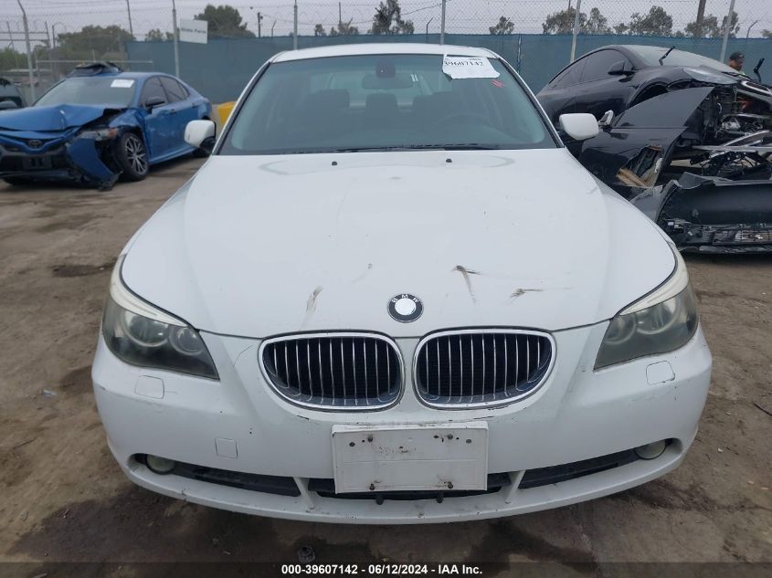 2007 BMW 525I VIN: WBANE535X7CY06946 Lot: 39607142