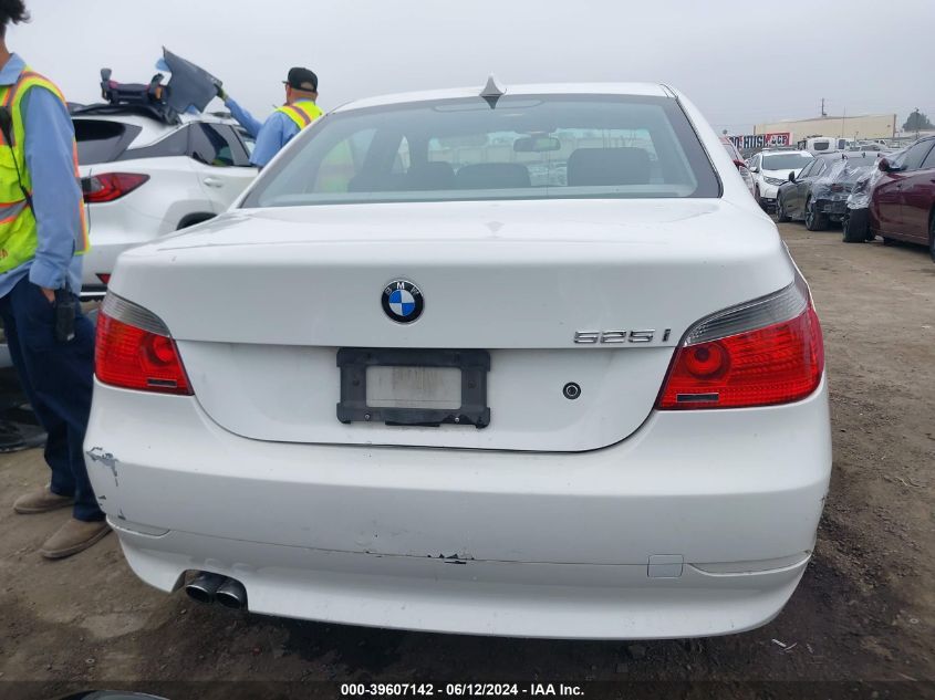 2007 BMW 525I VIN: WBANE535X7CY06946 Lot: 39607142