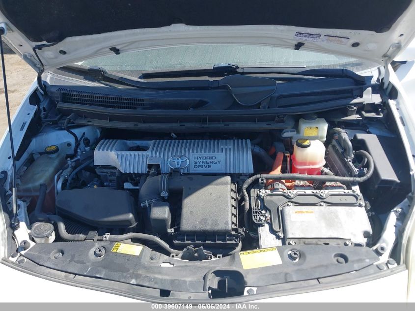 2011 Toyota Prius Two VIN: JTDKN3DU5B5249294 Lot: 39607149