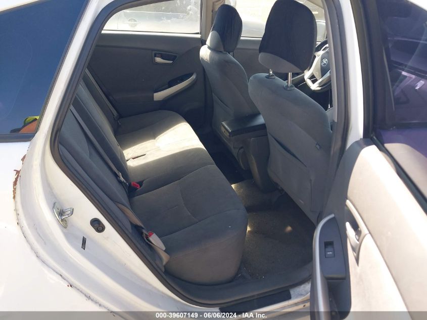 2011 Toyota Prius Two VIN: JTDKN3DU5B5249294 Lot: 39607149