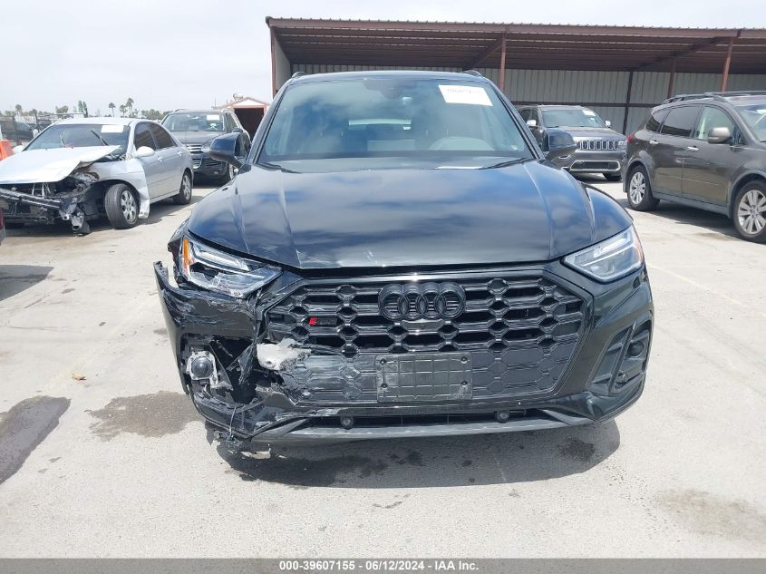 2022 Audi Sq5 Premium Plus Tfsi Quattro Tiptronic VIN: WA1B4AFY4N2029443 Lot: 39607155