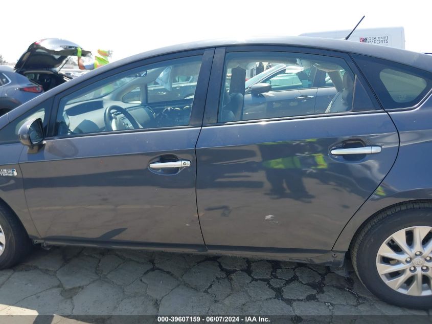 2014 Toyota Prius Plug-In VIN: JTDKN3DP3E3062291 Lot: 39607159