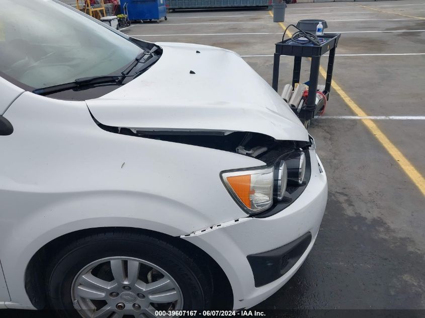 2013 Chevrolet Sonic Lt Auto VIN: 1G1JC6SG8D4224794 Lot: 39607167