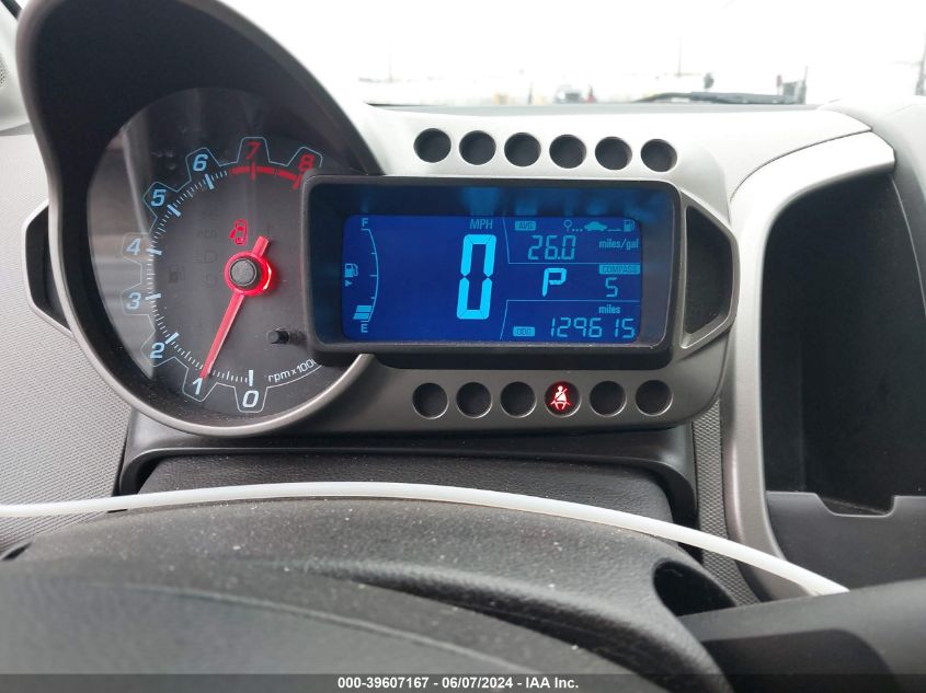 2013 Chevrolet Sonic Lt Auto VIN: 1G1JC6SG8D4224794 Lot: 39607167