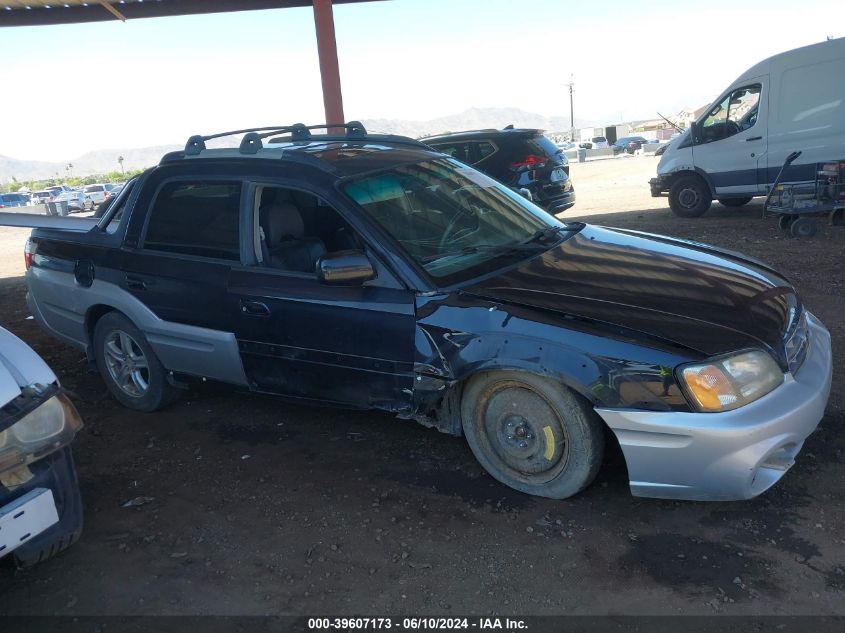 2003 Subaru Baja VIN: 4S4BT61CX37108483 Lot: 39607173