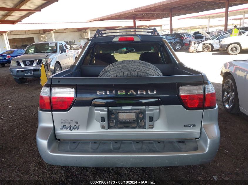 2003 Subaru Baja VIN: 4S4BT61CX37108483 Lot: 39607173