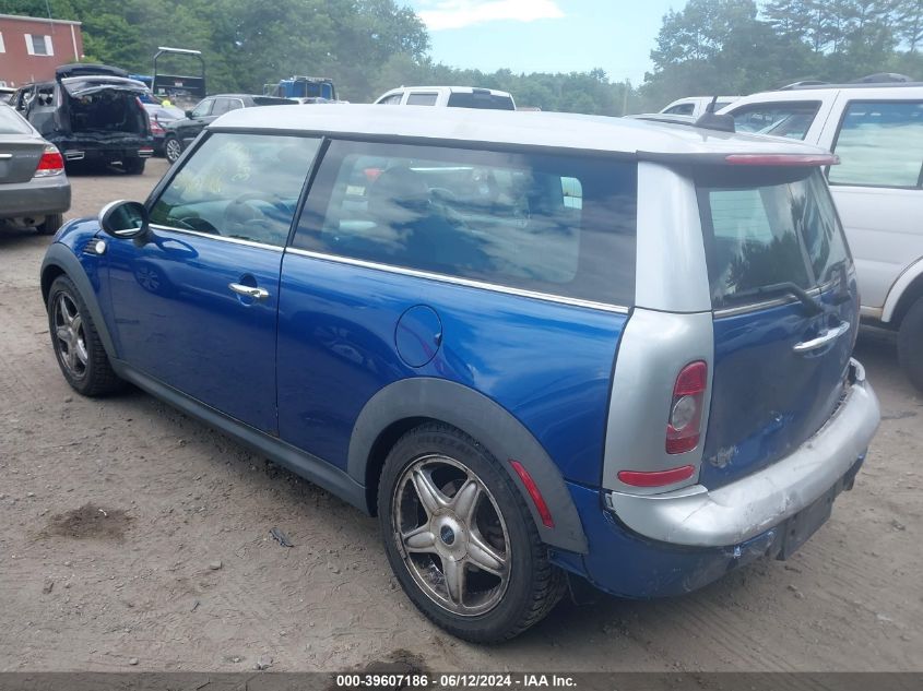 2008 Mini Cooper Clubman VIN: WMWML33528TJ46912 Lot: 39607186