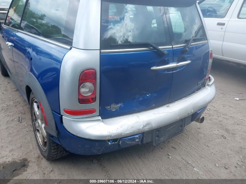 2008 Mini Cooper Clubman VIN: WMWML33528TJ46912 Lot: 39607186