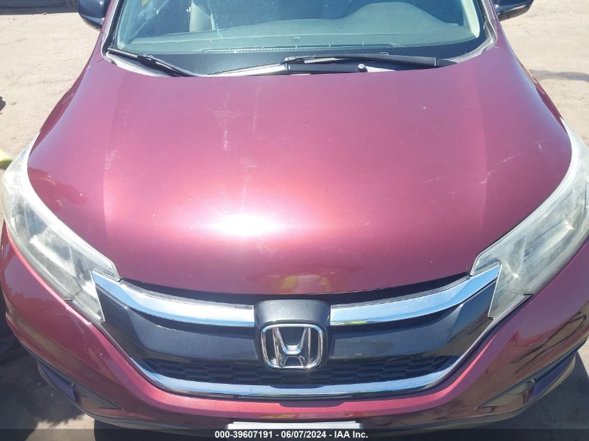 2015 Honda Cr-V Lx VIN: 5J6RM4H33FL092272 Lot: 39607191