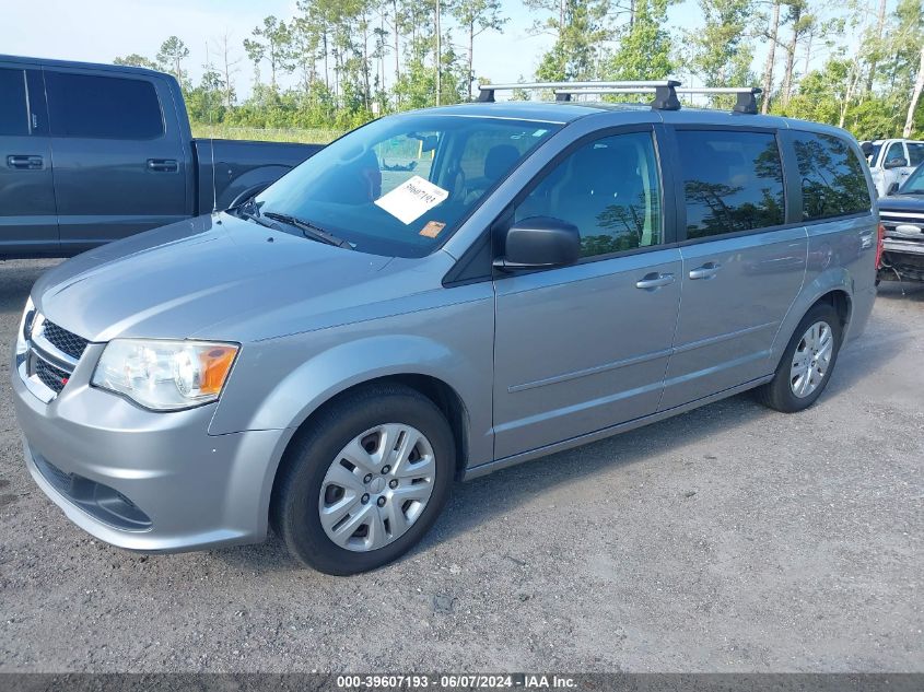 2016 Dodge Grand Caravan Se VIN: 2C4RDGBG0GR324791 Lot: 39607193