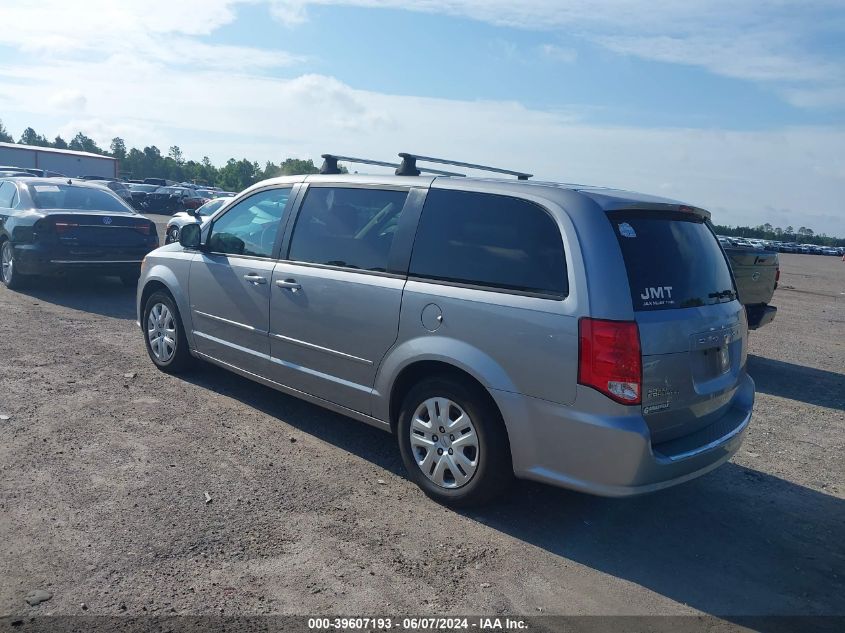 2016 Dodge Grand Caravan Se VIN: 2C4RDGBG0GR324791 Lot: 39607193