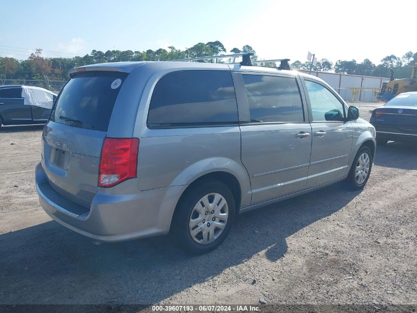 2016 Dodge Grand Caravan Se VIN: 2C4RDGBG0GR324791 Lot: 39607193